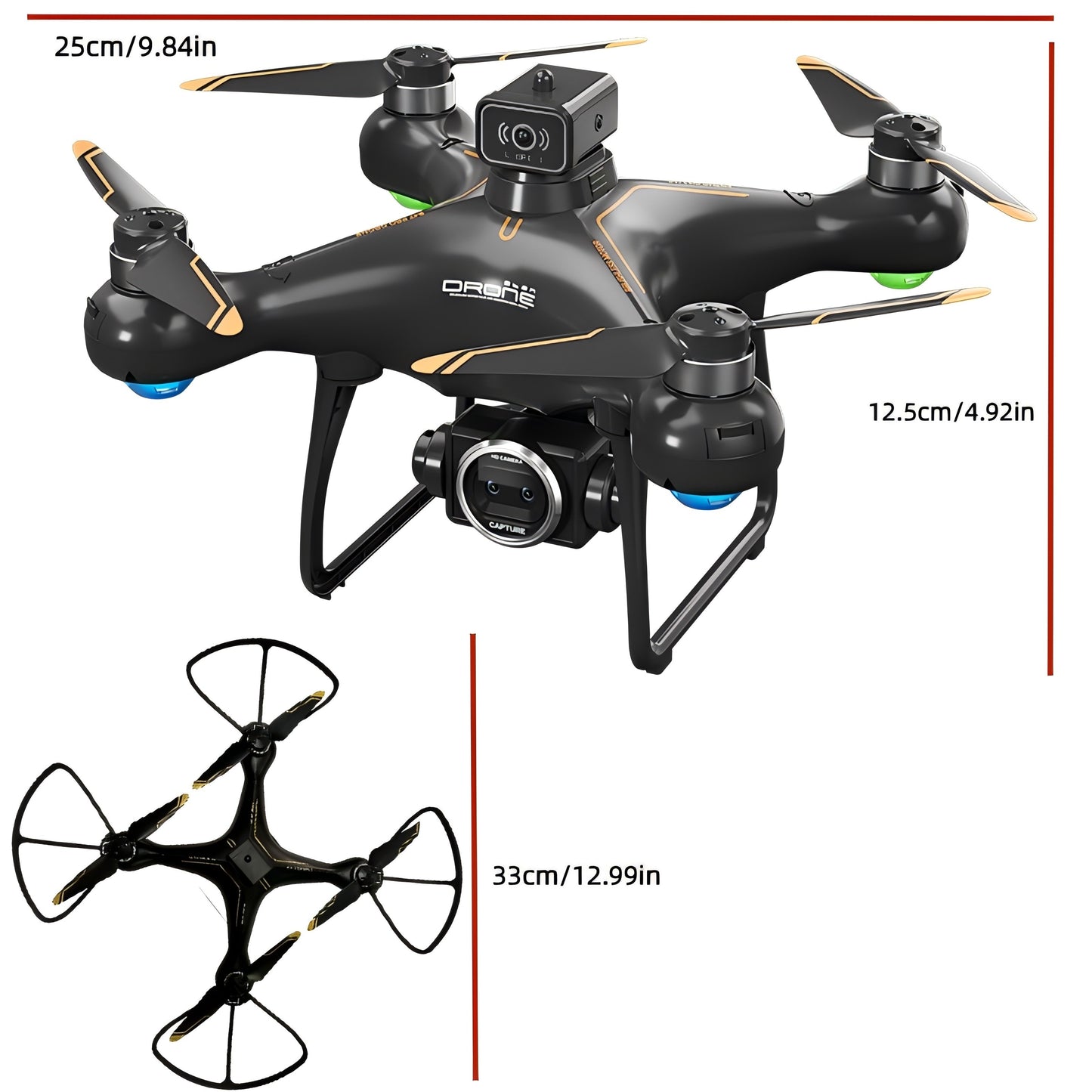 S116 Max Brushless Drone with Dual Cameras and Obstacle Avoidance