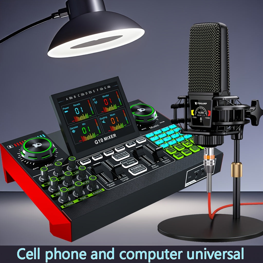 Professional Microphone Mixer Kit for Live Sound and Recording