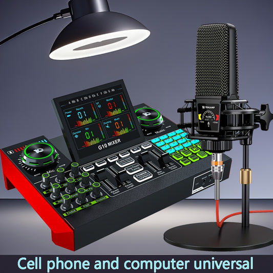 Professional Microphone Mixer Kit for Live Sound and Recording