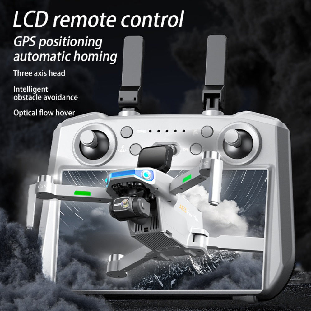 AE3 Pro Max 4K Ultra HD Foldable Drone for Adventures