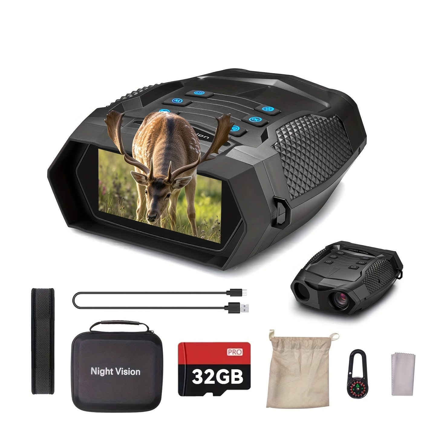 4K Night Vision Binoculars With 8x Zoom For Adventures