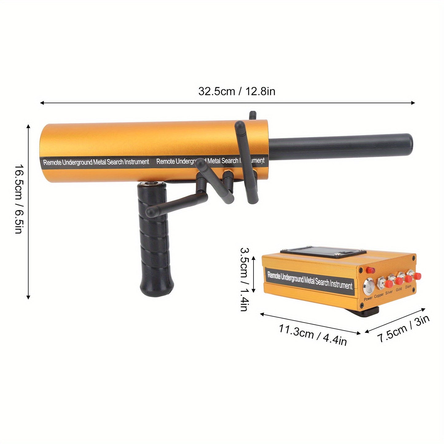 AKS Metal Detector For Treasure Hunting High Sensitivity