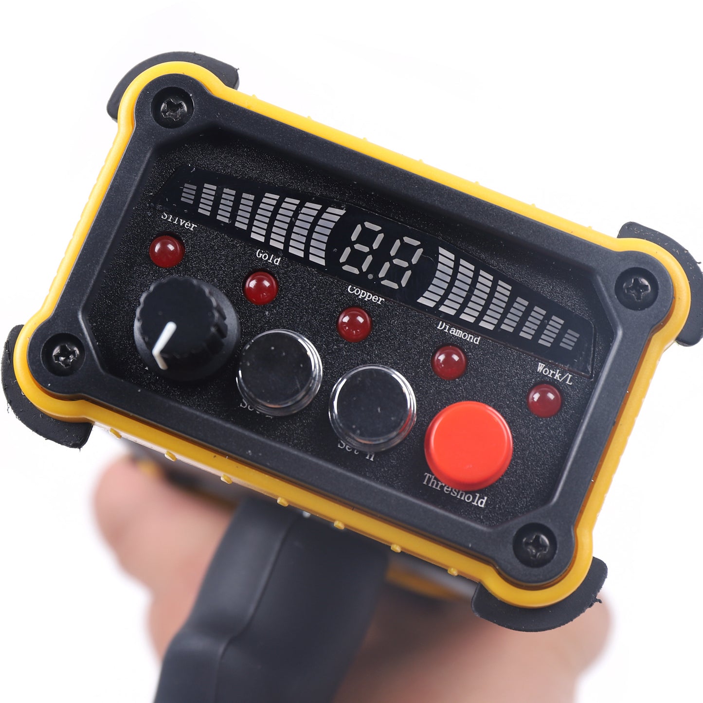 Long Range Metal Detector Treasure Hunter With Led Display