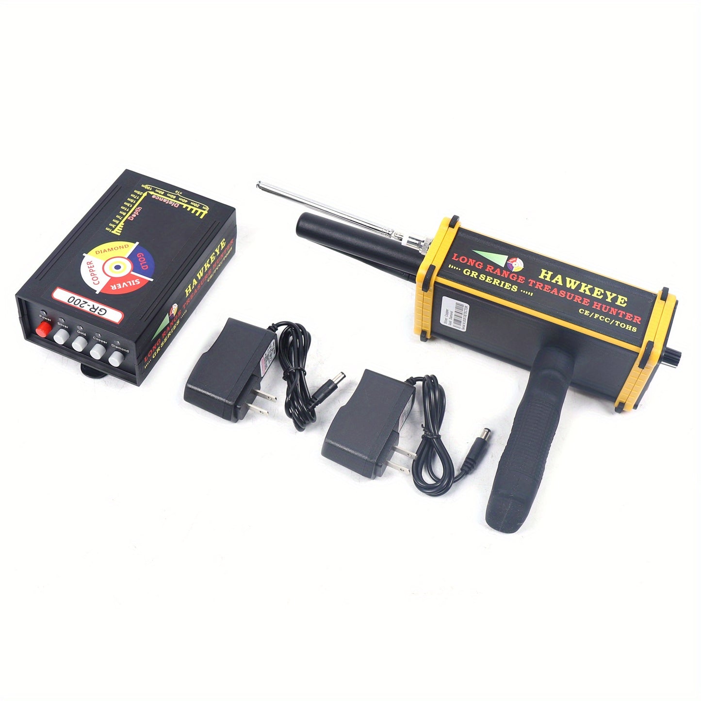 Long Range Metal Detector Treasure Hunter With Led Display