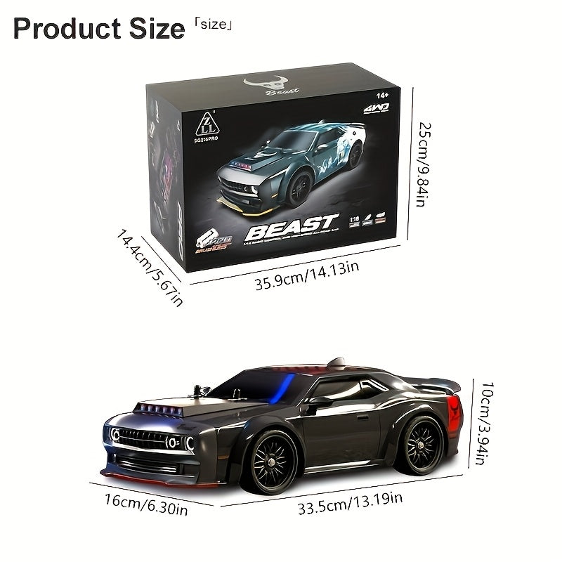 Remote Control Off-Road Vehicle with Brushless Motor and LED