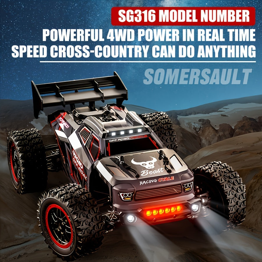 High Speed 4WD Brushless RC Car for Off-Road Racing
