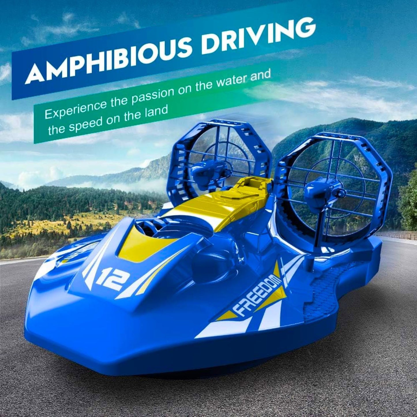 Amphibious Hovercraft RC Boat for Fun Learning Adventures