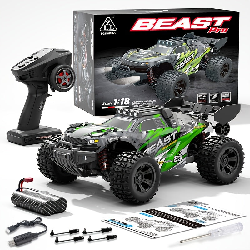 High-Speed 4WD RC Off-Roader Stunt Toy Car for All Terrain