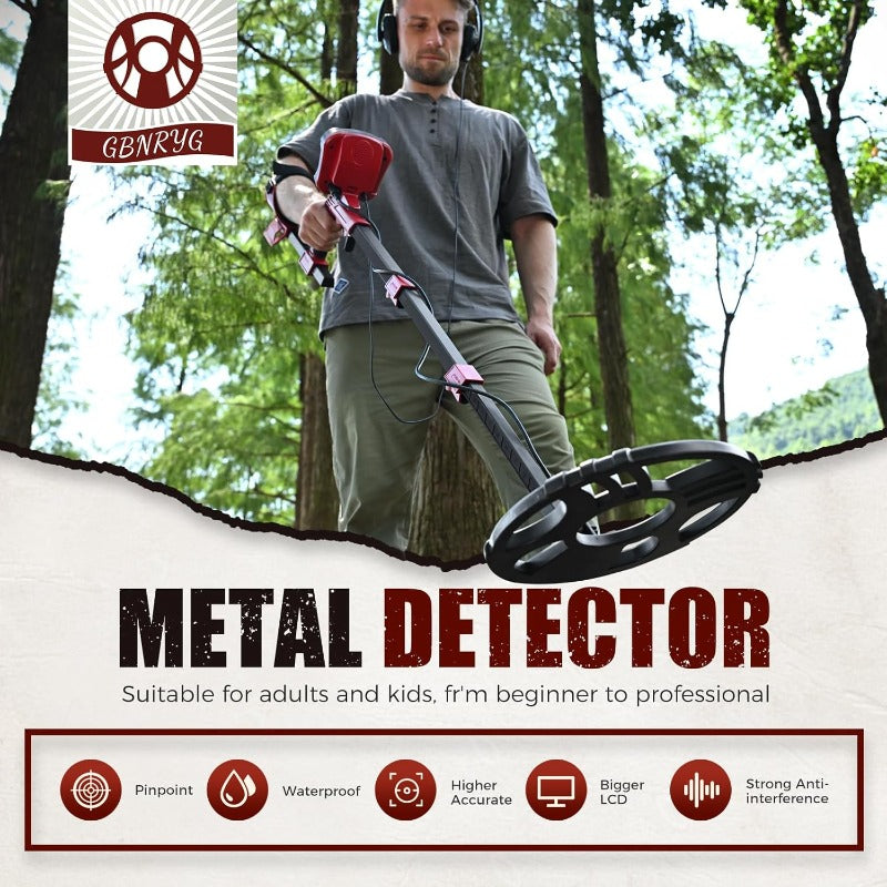Waterproof Metal Detector For Adults LCD Display DSP Chip