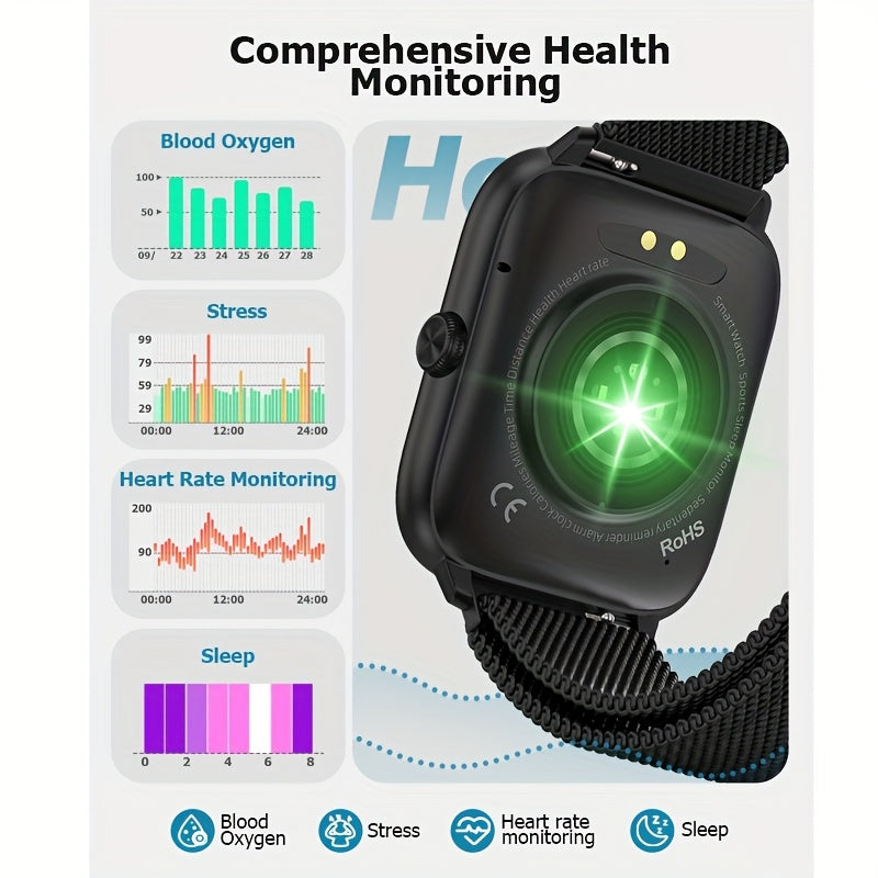 EarlySincere Men Smart Watch AMOLED Always On Display