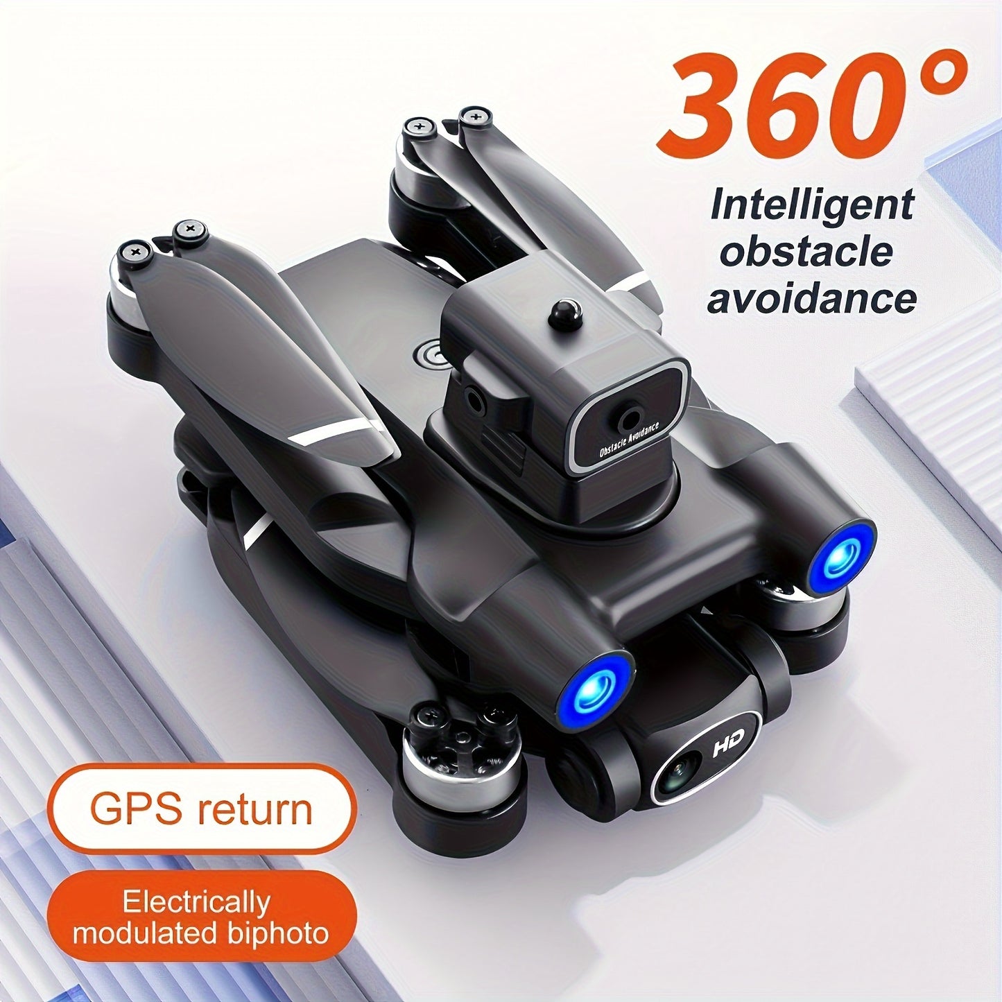 S136 GPS Drone With Dual Cameras And Obstacle Avoidance
