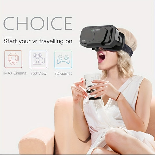 VR Headset With Light Filtering For Smartphones Immersive