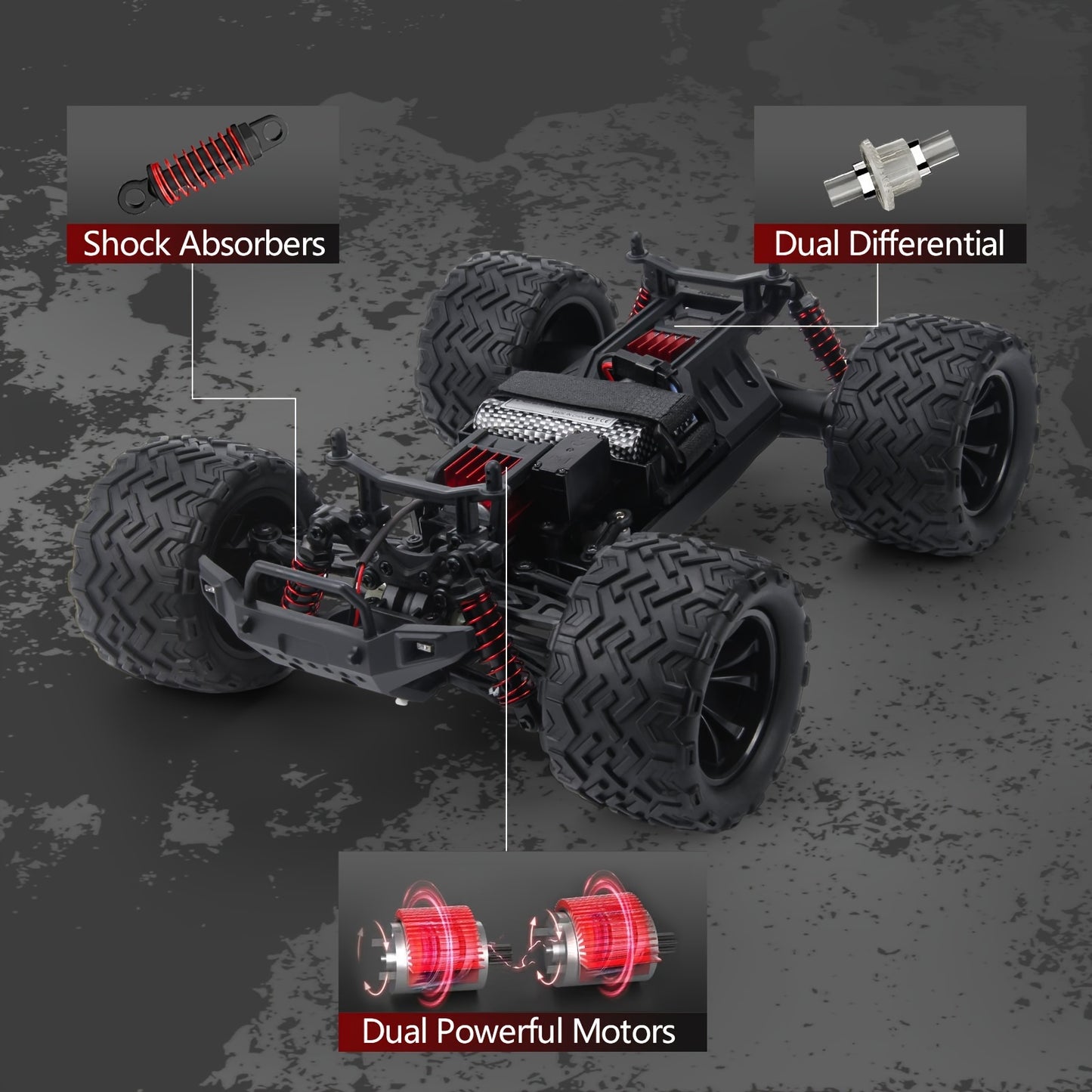 High Speed 4x4 Off-Road RC Monster Truck for Racing Fun