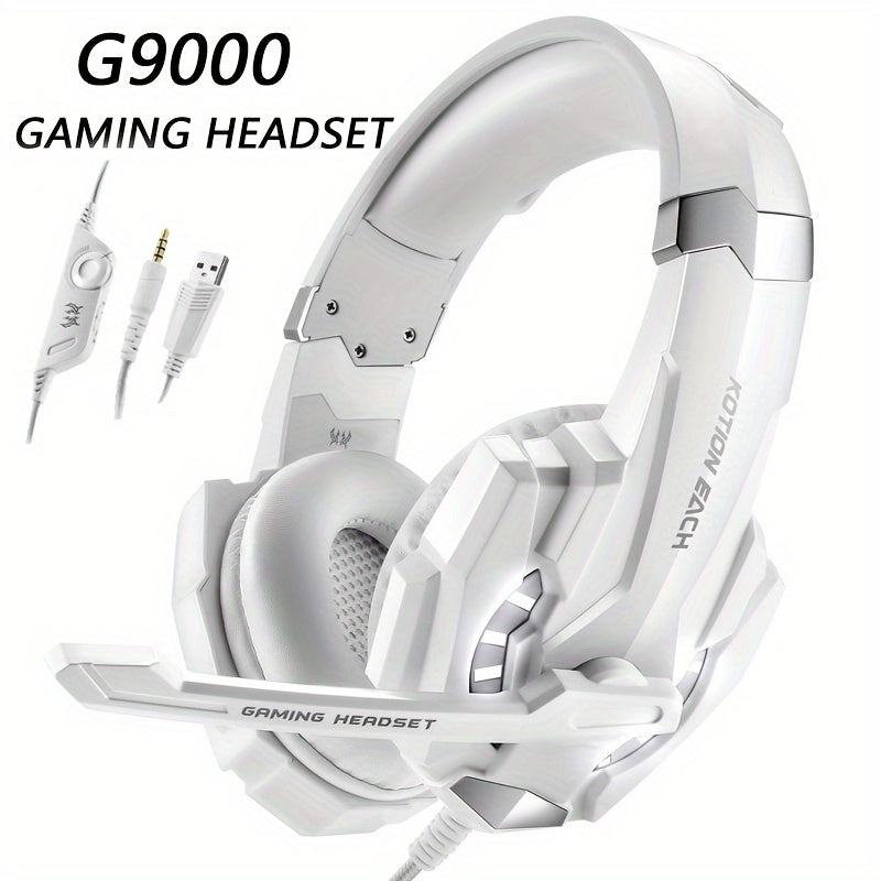 Surround Stereo Sound Noise-Canceling Gaming Headset with LED Lights