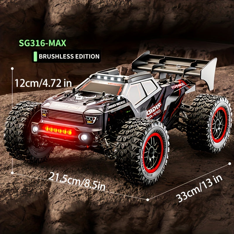 High Speed 4WD Brushless RC Car for Off-Road Racing