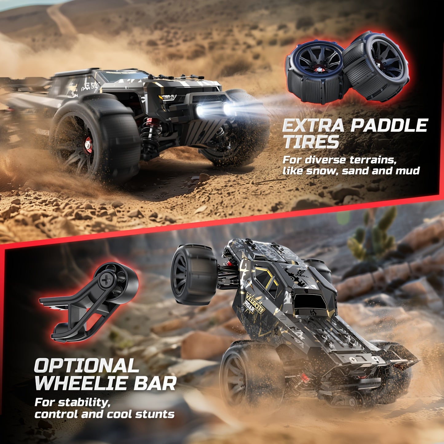 High Speed Brushless RC Truck All Terrain Adventure Toy
