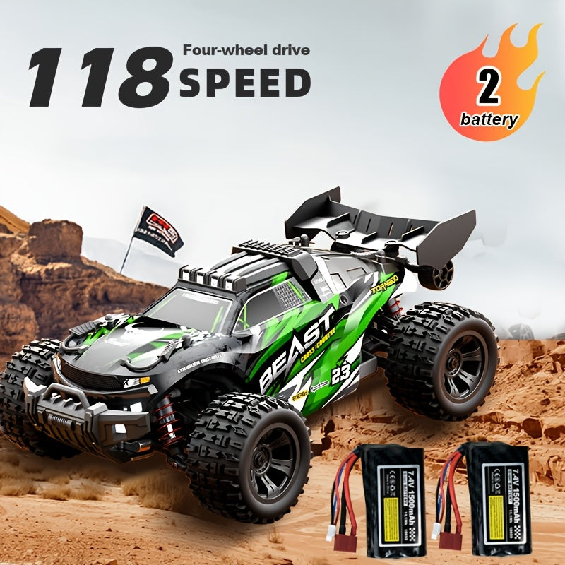 High-Speed 4WD RC Off-Roader Stunt Toy Car for All Terrain