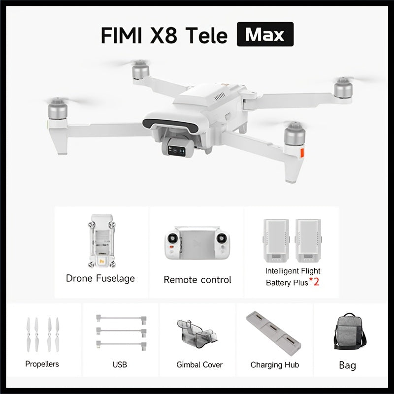 FIMI X8 Tele Max Drone with 48MP Camera and GPS
