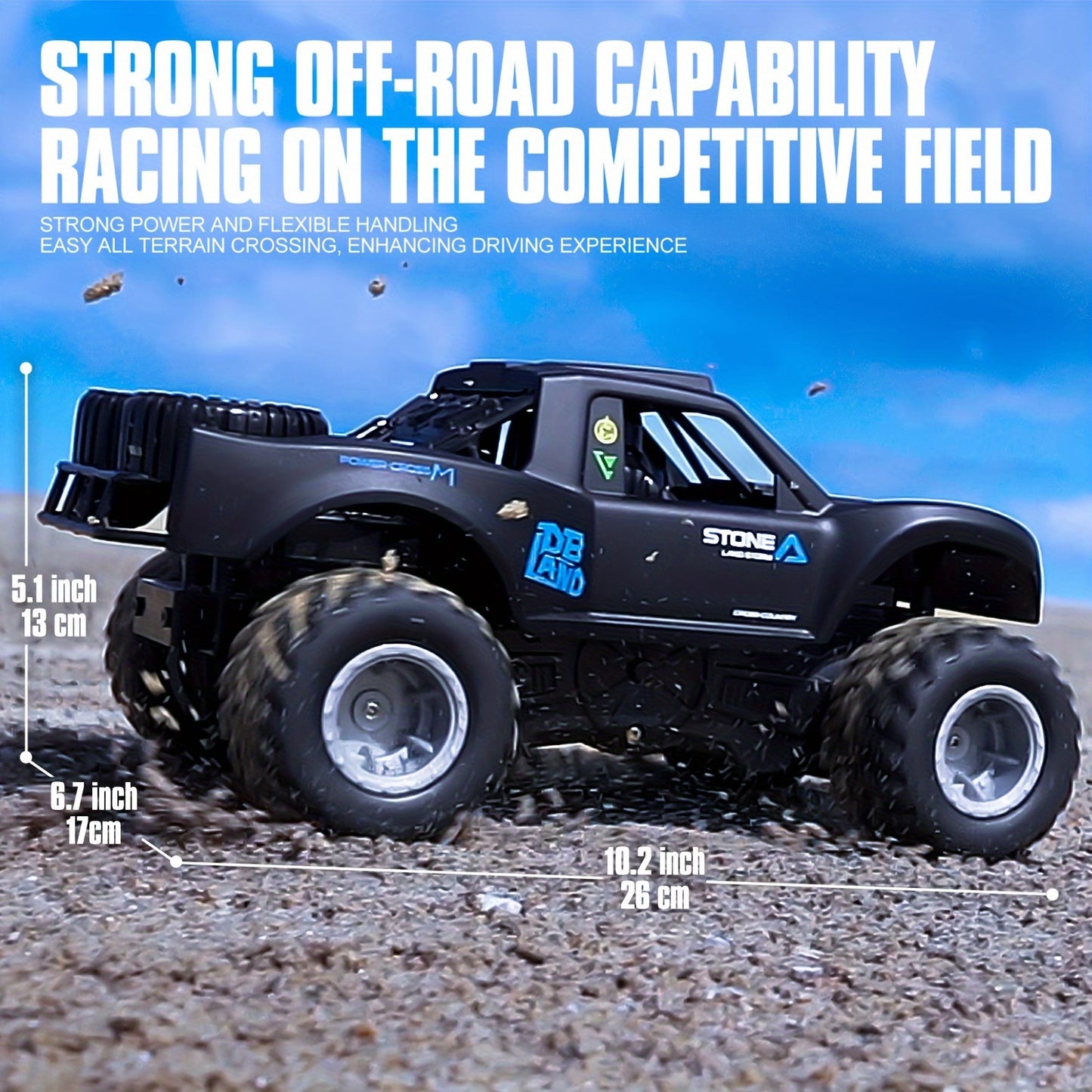 Amphibious RC Car With Rechargeable Batteries For Offroad Adventures