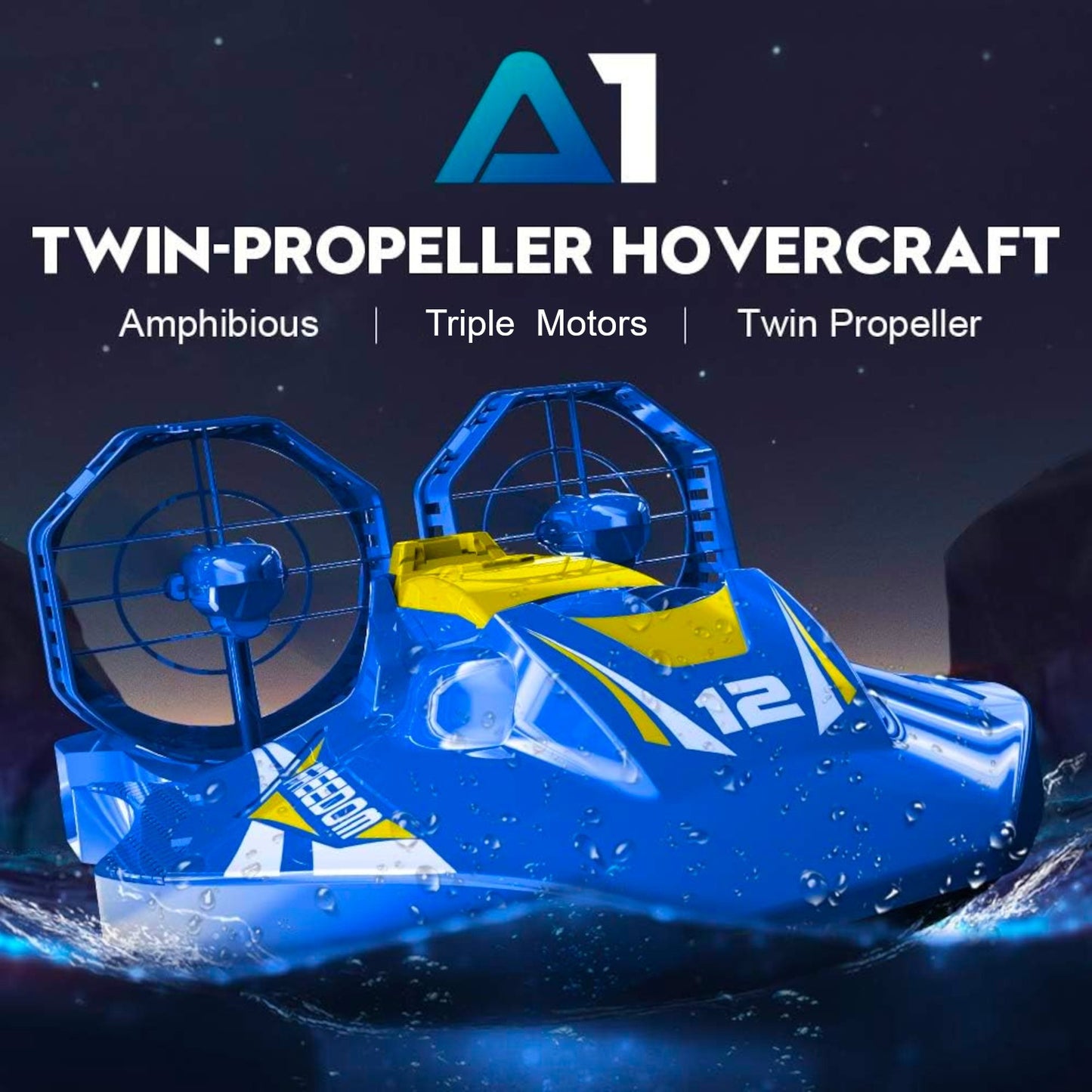 Amphibious Hovercraft RC Boat for Fun Learning Adventures