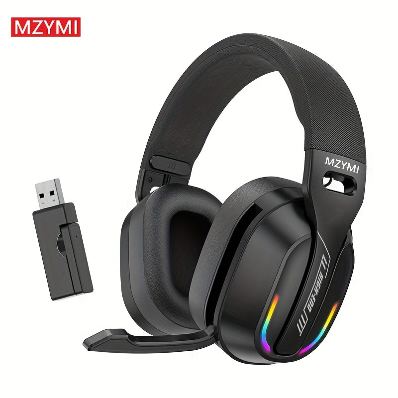 MZYMI GT100 Wireless Gaming Headset with Detachable Microphone