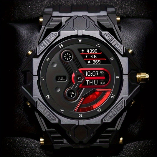 Novamos N3 Magstone Smartwatch with Viton Strap and Sports Modes