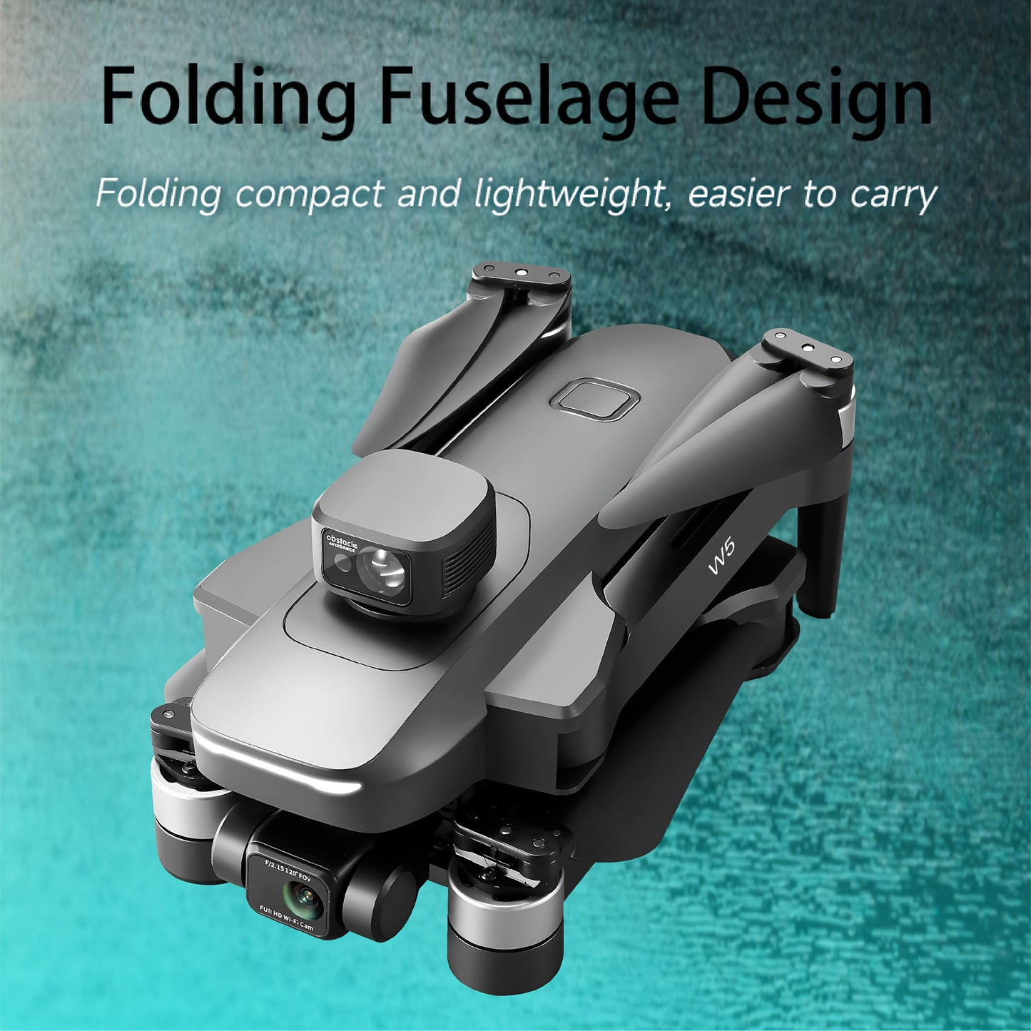 New W5 Drone with Dual Cameras and Advanced Flight Features