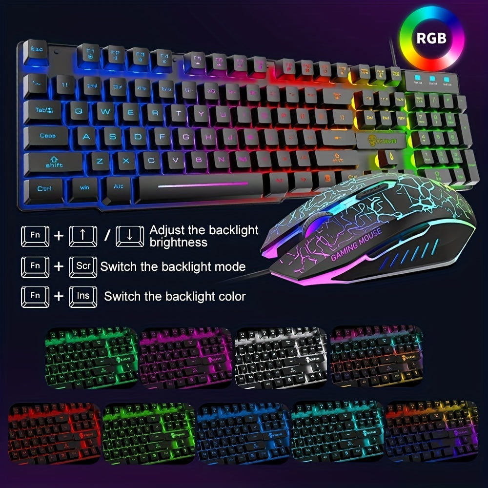 MAMBASNAKE 5 in 1 Gaming Combo with RGB Backlight