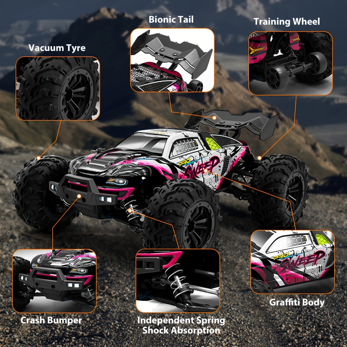 High-Speed Brushless Off-Road Vehicle with Rechargeable Battery