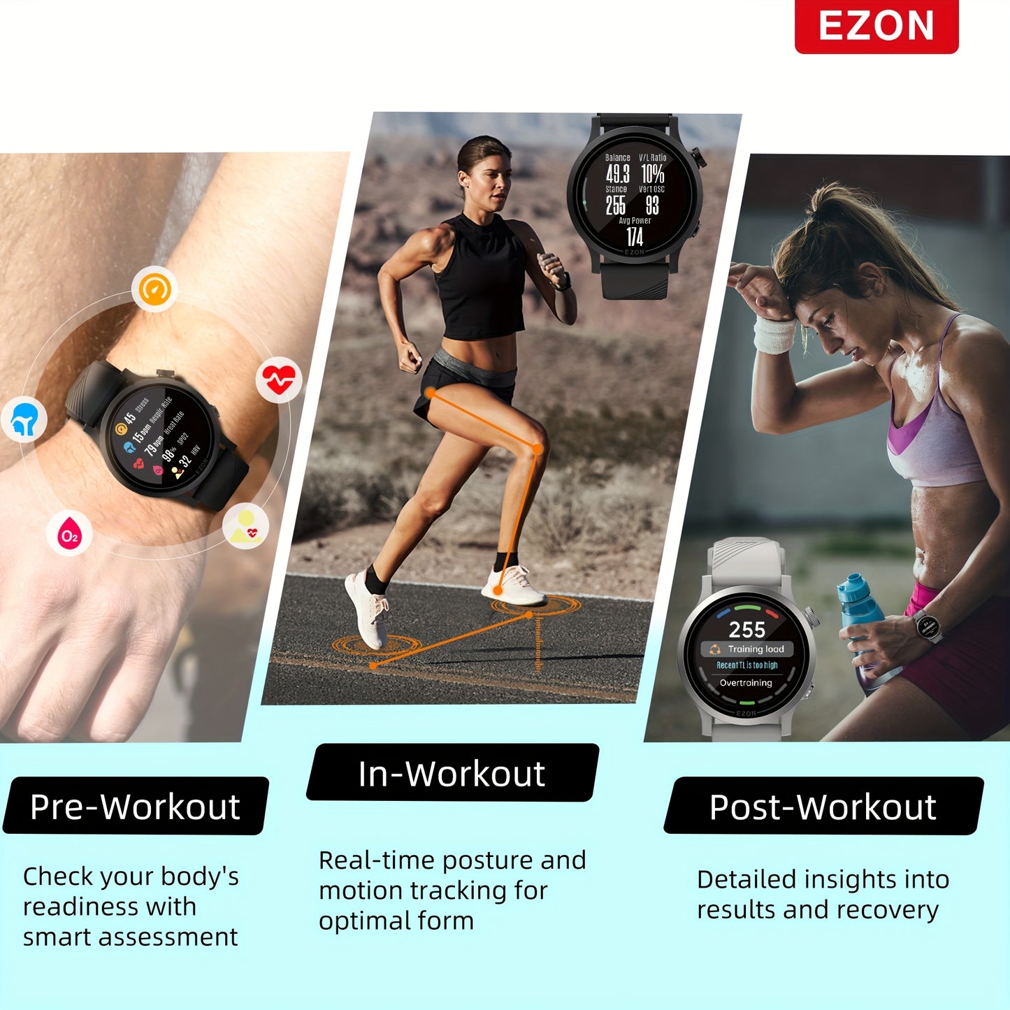 EZON R7 GPS Sports Watch With Dual Frequency GNSS Tracking