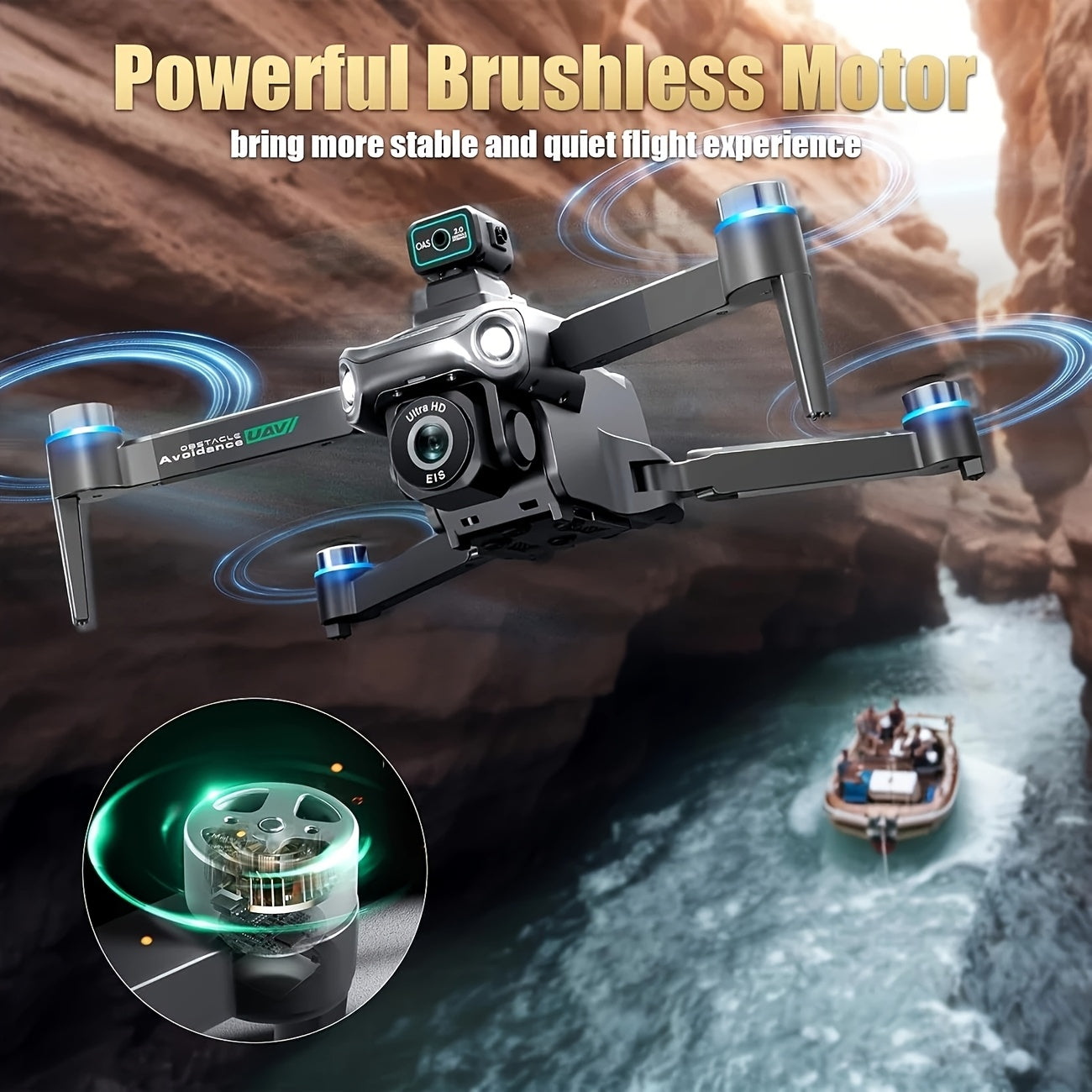 Professional 4K Drone With Long Battery Life And Simple Controls