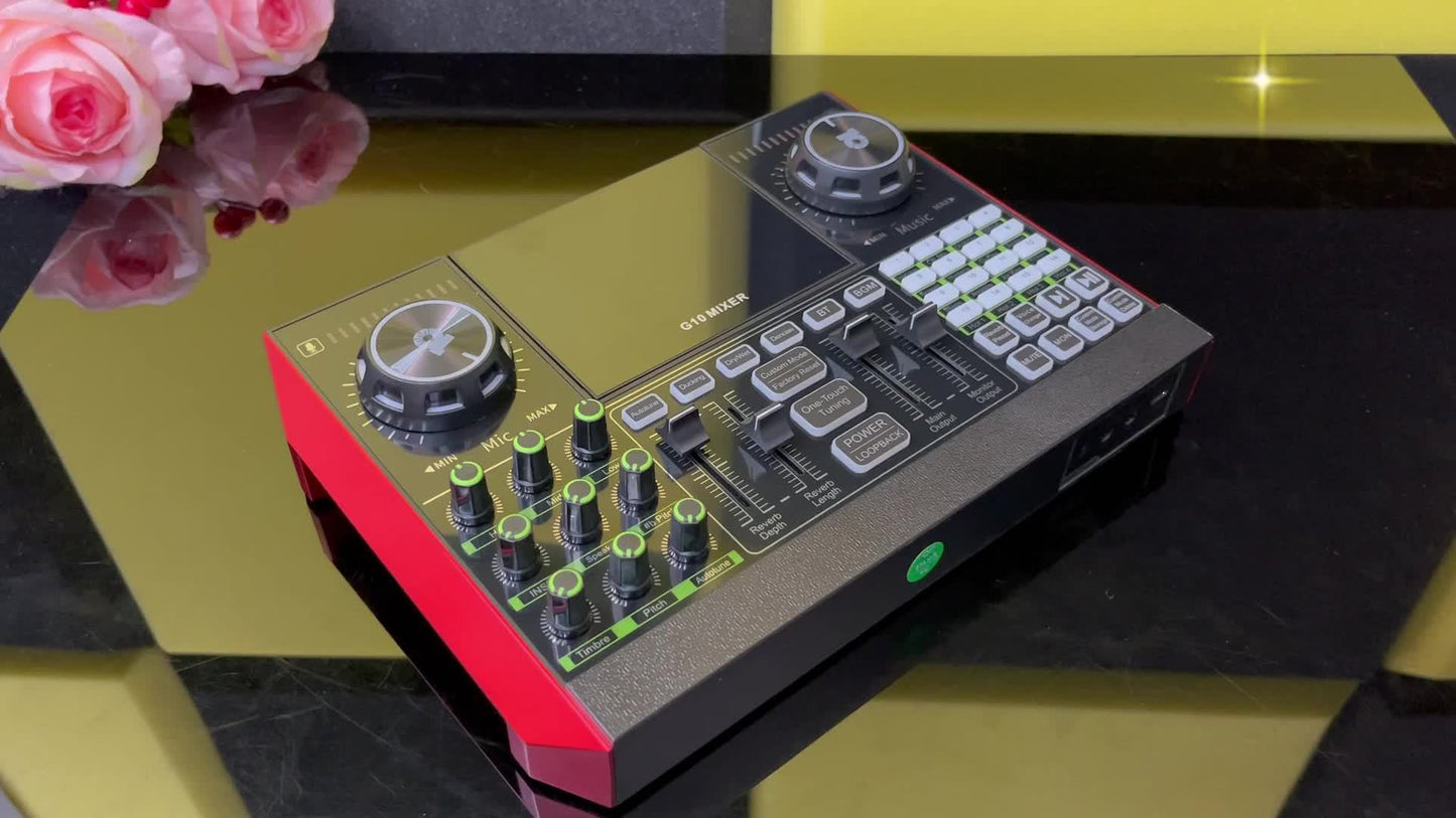 Professional Microphone Mixer Kit for Live Sound and Recording