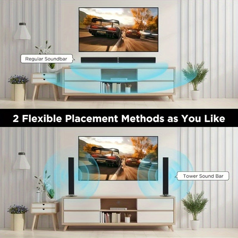 2 In 1 Wireless Sound Bar For Smart TV Home Audio
