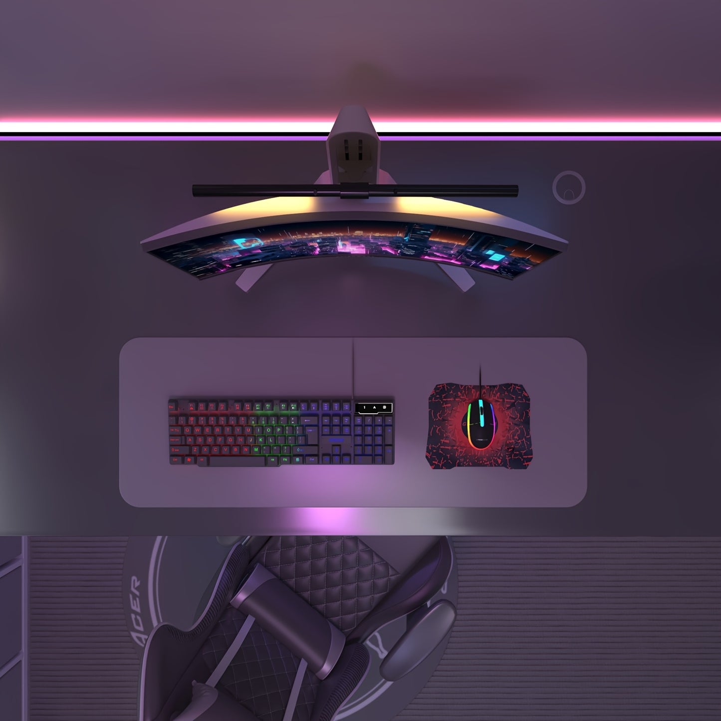 Gaming Keyboard Mouse Headset RGB Bundle for PC Gamers