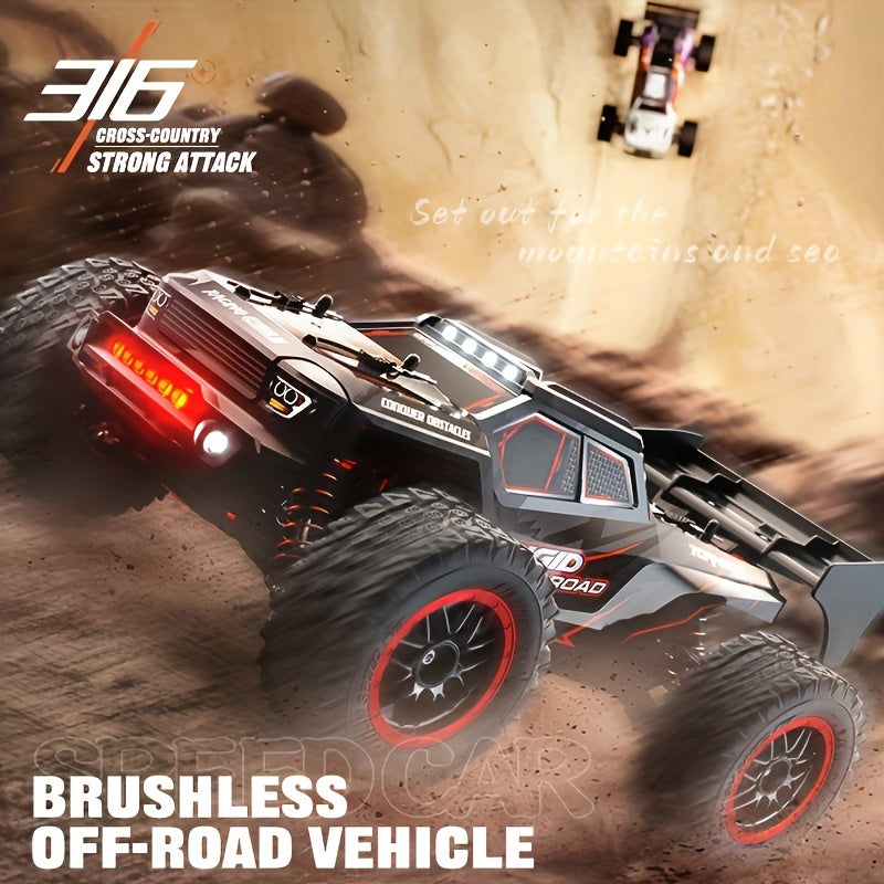 High Speed 4WD Brushless RC Car for Off-Road Racing