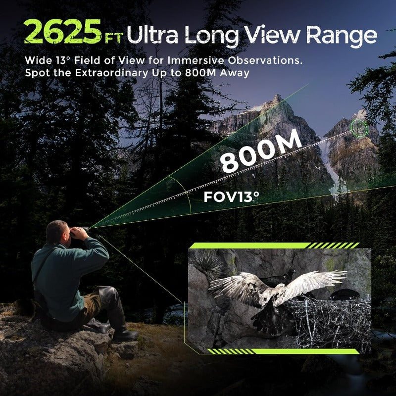 Night Vision Binoculars With 4K Video And Long Range