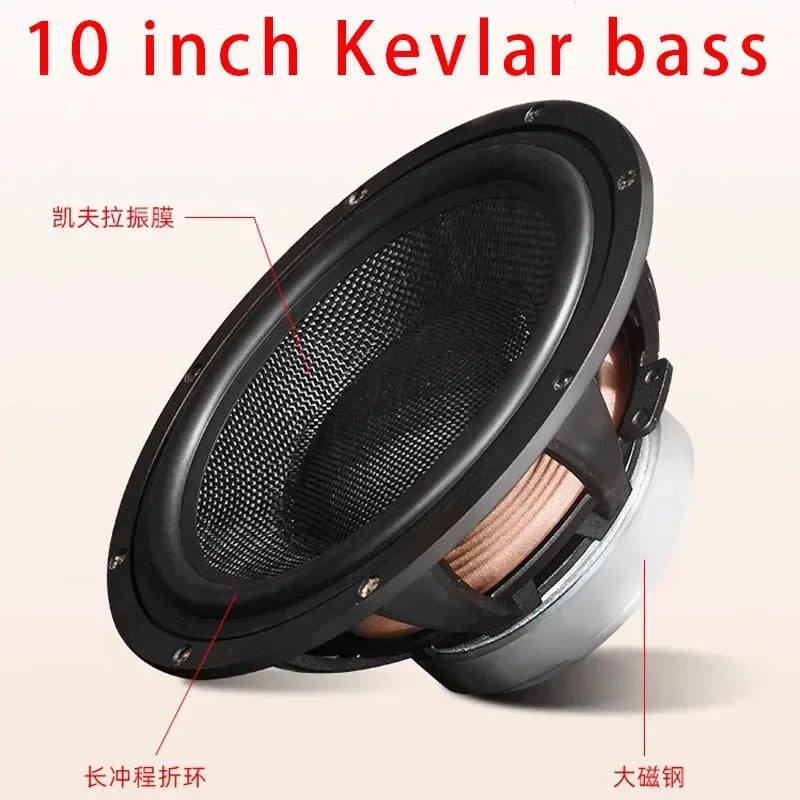 High Power 250W Passive Bookshelf Speaker for Home Audio