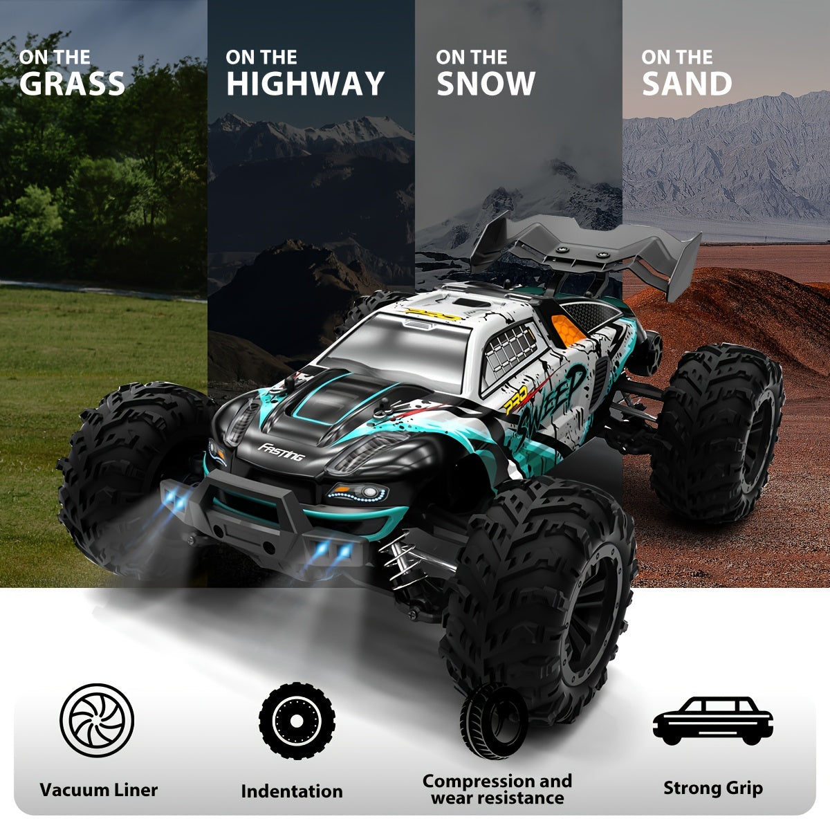 High-Speed Brushless Off-Road Vehicle with Rechargeable Battery