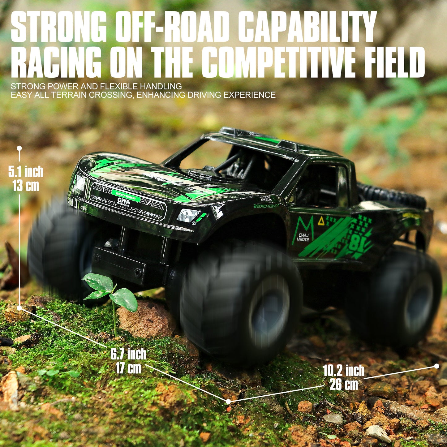 Amphibious RC Truck 4x4 All Terrain Remote Control Car