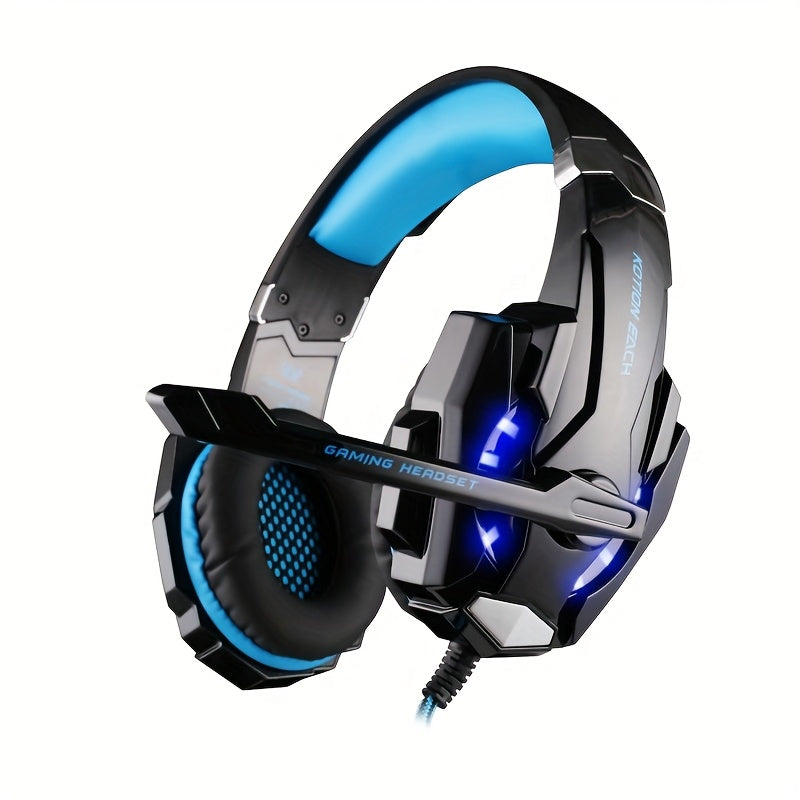 Surround Stereo Sound Noise-Canceling Gaming Headset with LED Lights