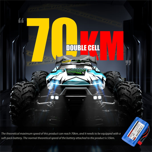 High-Speed Off-Road Vehicle with Soft Pack Battery