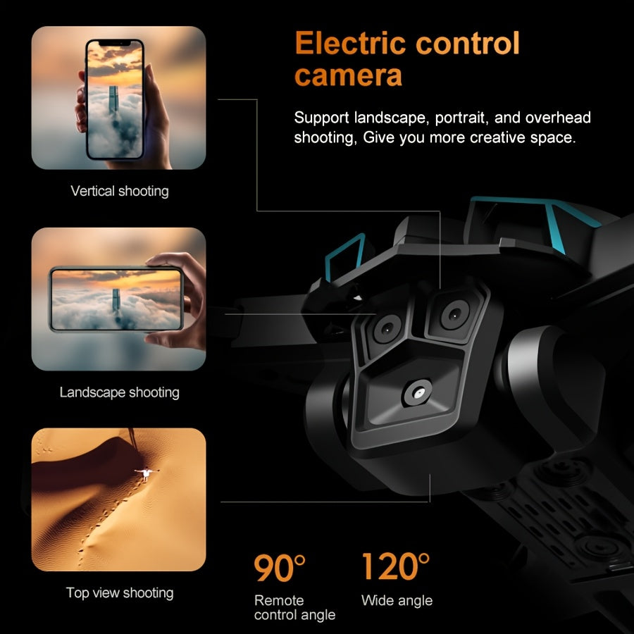 Beginner RC Drone with Dual Batteries and Remote Video