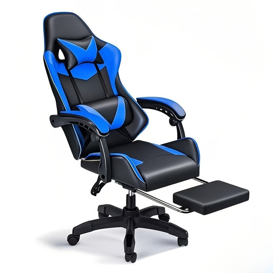 YSSOA Ergonomic Gaming Chair With Footrest And Lumbar Support