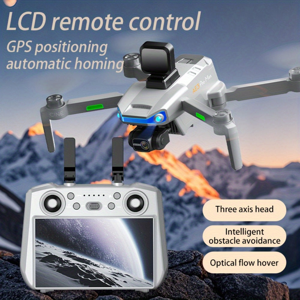 AE3 Pro Max 4K Ultra HD Foldable Drone for Adventures