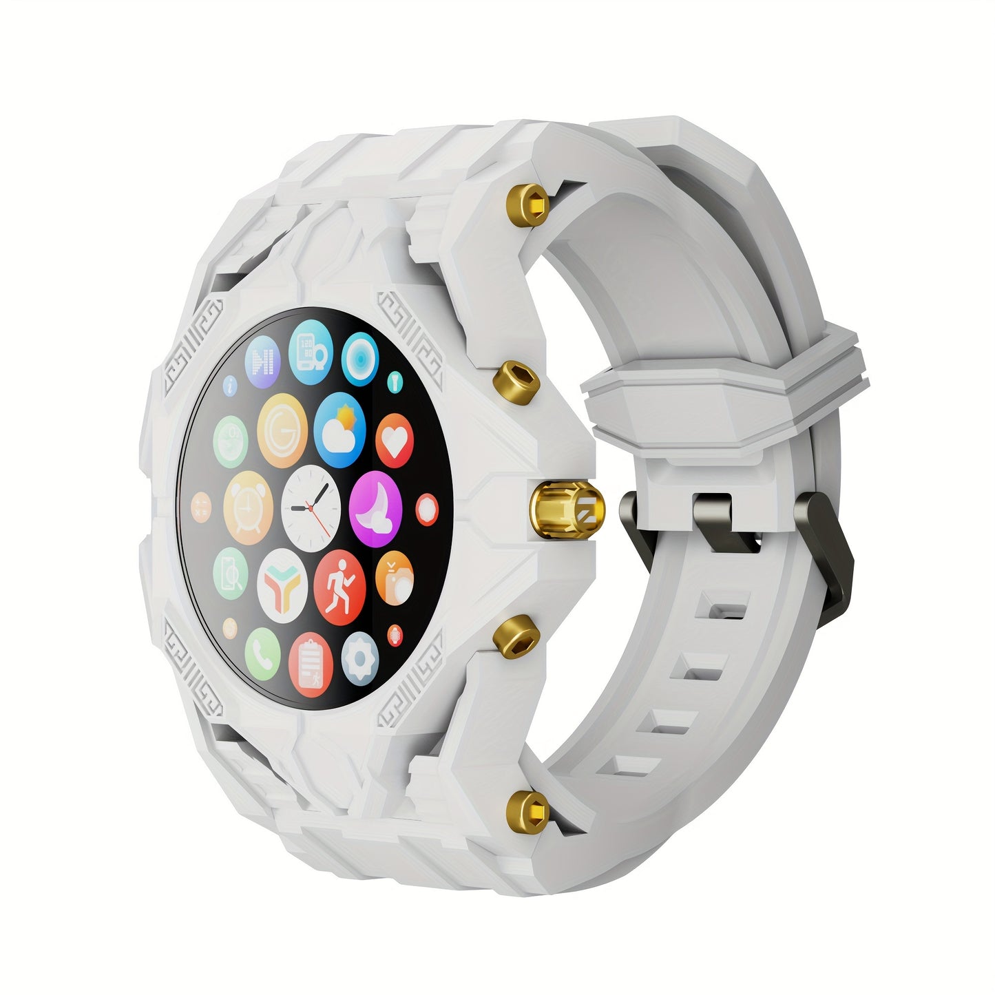 Novamos N3 Magstone Smartwatch with Viton Strap and Sports Modes