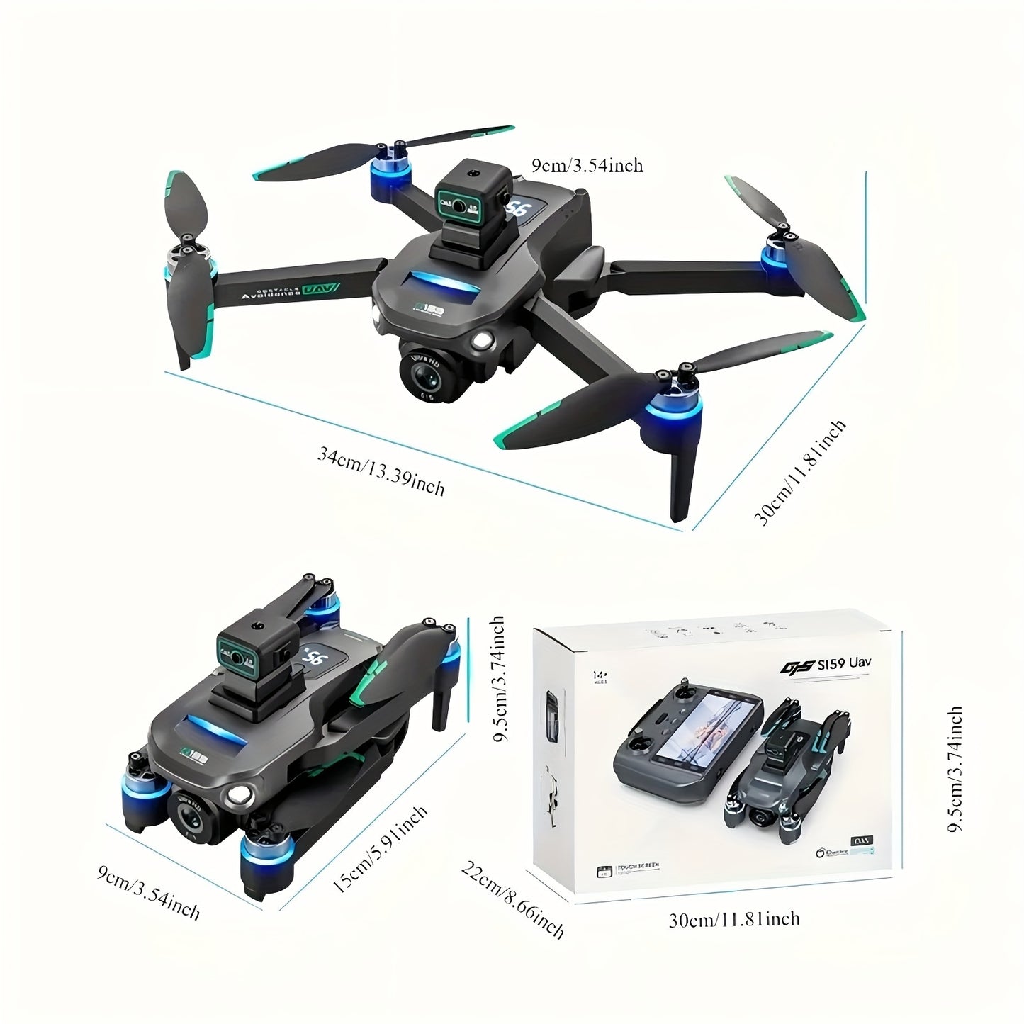 Professional 4K Drone With Long Battery Life And Simple Controls