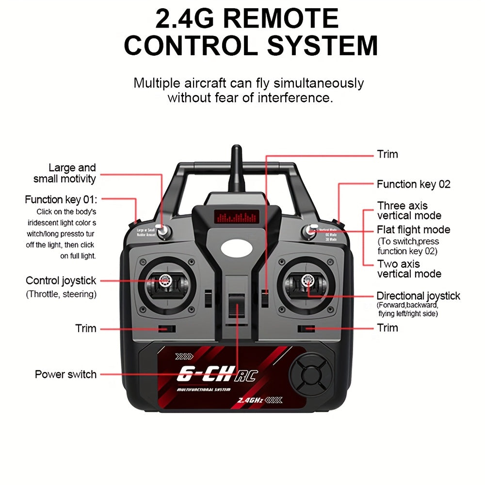QIDI570 RC Plane Brushless Motor Remote Control Flying Stunt Glider
