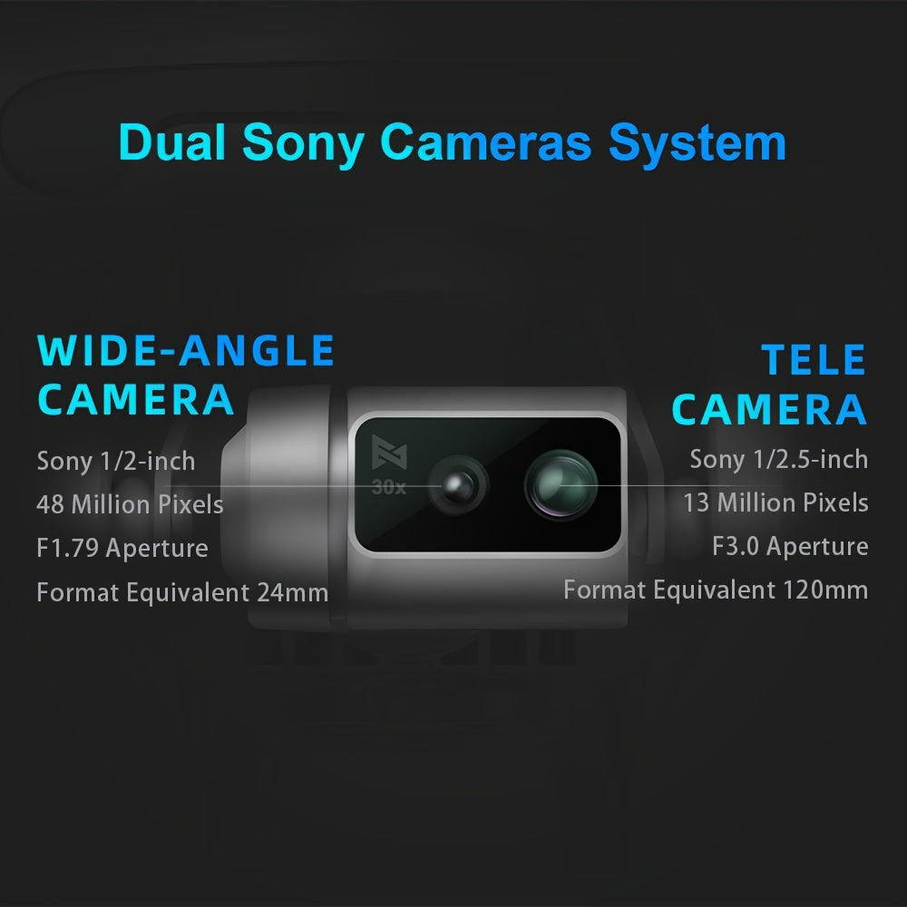 FIMI X8 TELE MAX Drone with 30x Hybrid Zoom Camera