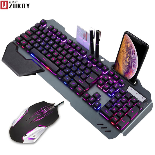QZUKOY RGB Backlit Mechanical Gaming Keyboard for Serious Gamers