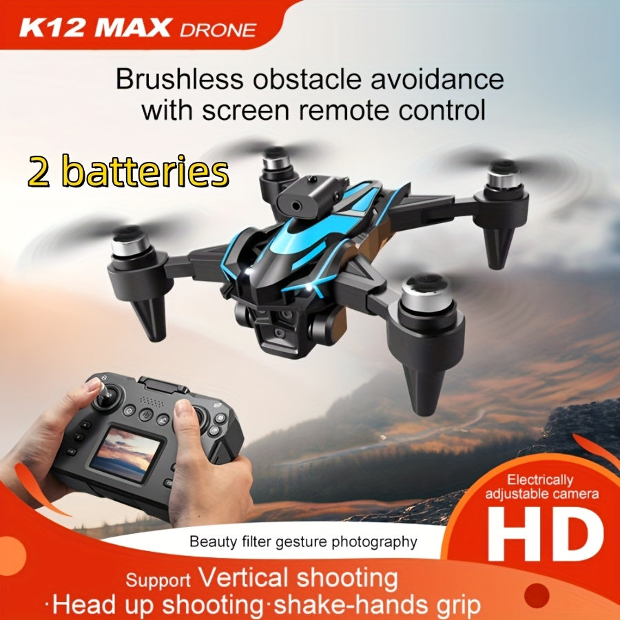 Beginner RC Drone with Dual Batteries and Remote Video